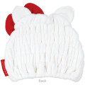 Japan Sanrio Quick Dry Hair Cap Towel - Hello Kitty : Sleeping Face - 2