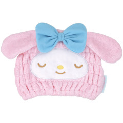 Japan Sanrio Quick Dry Hair Cap Towel - My Melody : Sleeping Face