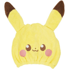 Japan Pokemon Quick Dry Hair Cap Towel - Pikachu : Face