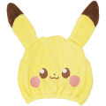 Japan Pokemon Quick Dry Hair Cap Towel - Pikachu : Face - 1