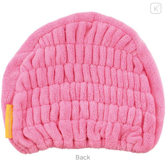 Japan Monchhichi Quick Dry Hair Cap Towel - Monchhichi-kun : Face Color Pink - 2