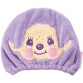 Japan Monchhichi Quick Dry Hair Cap Towel - Monchhichi-kun : Face Color Purple - 1