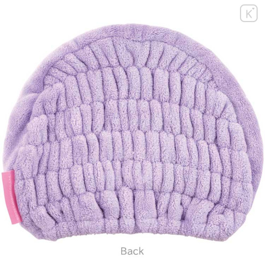 Japan Monchhichi Quick Dry Hair Cap Towel - Monchhichi-kun : Face Color Purple - 2