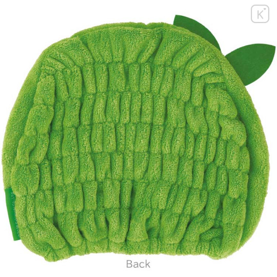Japan Monchhichi Quick Dry Hair Cap Towel - Monchhichi-kun : Face Color Matcha Green - 2