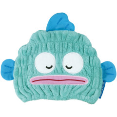 Japan Sanrio Quick Dry Hair Cap Towel - Hangyodon : Sleeping Face