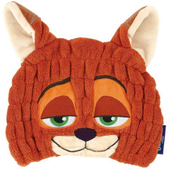 Japan Disney Quick Dry Hair Cap Towel - Zootopia : Nick Face Smile