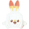 Japan Pokemon Quick Dry Hair Cap Towel - Scorbunny : Face - 1