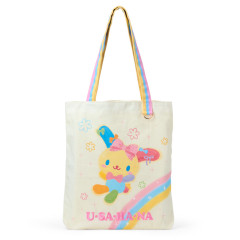 Japan Sanrio Original Tote Bag - Usahana : Always Loved