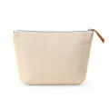 Japan Sanrio Chenille Embroidery Pouch - Usahana : Sunburned Yellow - 2