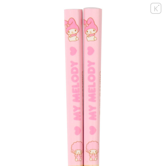 Japan Sanrio Original Bamboo Chopsticks 16.5cm - My Melody - 2