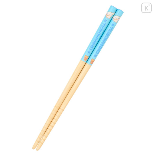 Japan Sanrio Original Bamboo Chopsticks 16.5cm - Cinnamoroll - 1