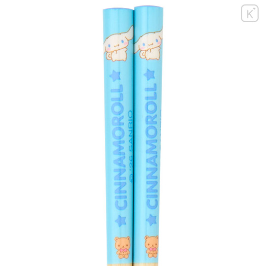 Japan Sanrio Original Bamboo Chopsticks 16.5cm - Cinnamoroll - 2
