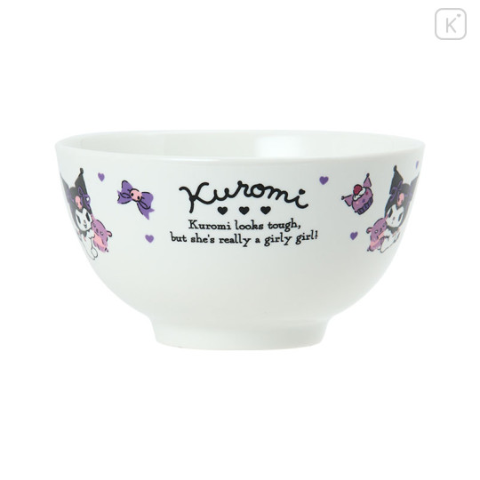 Japan Sanrio Original Rice Bowl - Kuromi - 1