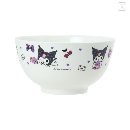 Japan Sanrio Original Rice Bowl - Kuromi - 2
