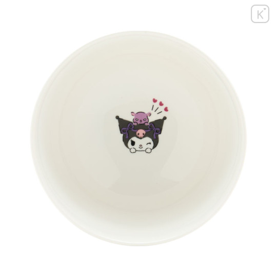 Japan Sanrio Original Rice Bowl - Kuromi - 3