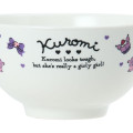 Japan Sanrio Original Rice Bowl - Kuromi - 4