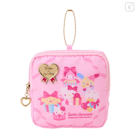 Japan Sanrio Original Eco Bag with Case - Wrapping Paper - 2