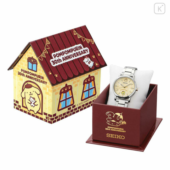 Japan Sanrio Seiko Watch (L) - Pompompurin : 30th Anniversary - 7
