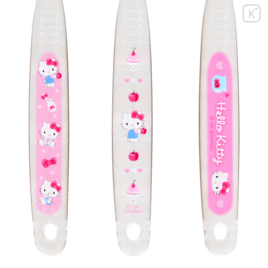 Japan Sanrio Original Kids Toothbrush Set - Hello Kitty - 3