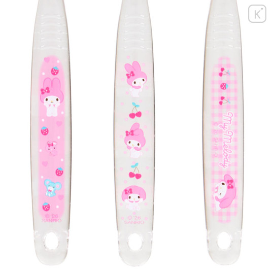 Japan Sanrio Original Kids Toothbrush Set - My Melody - 3