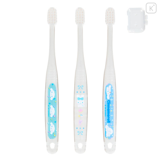 Japan Sanrio Original Kids Toothbrush Set - Cinnamoroll - 2
