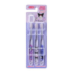 Japan Sanrio Original Kids Toothbrush Set - Kuromi