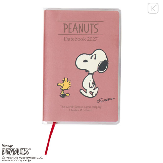 Japan Sanrio Original Pocket Datebook - Snoopy : 2027 - 1
