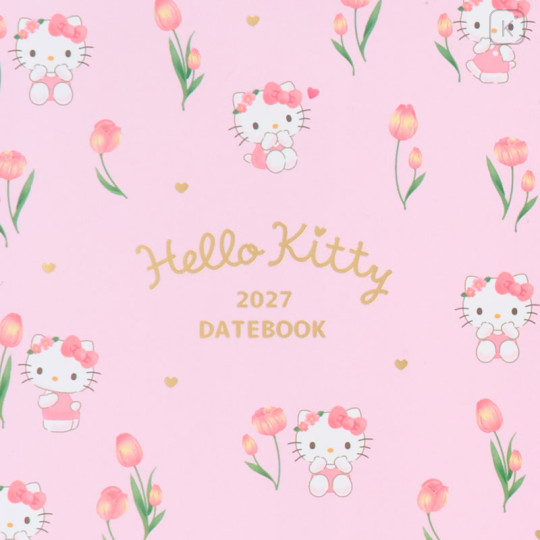 Japan Sanrio Original A5 Datebook - Hello Kitty : 2027 - 2