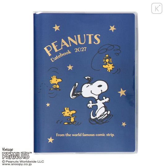 Japan Sanrio Original A5 Datebook - Snoopy : 2027 - 1