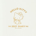 Japan Sanrio Original A6 Slim Diary - Hello Kitty : 2027 - 2