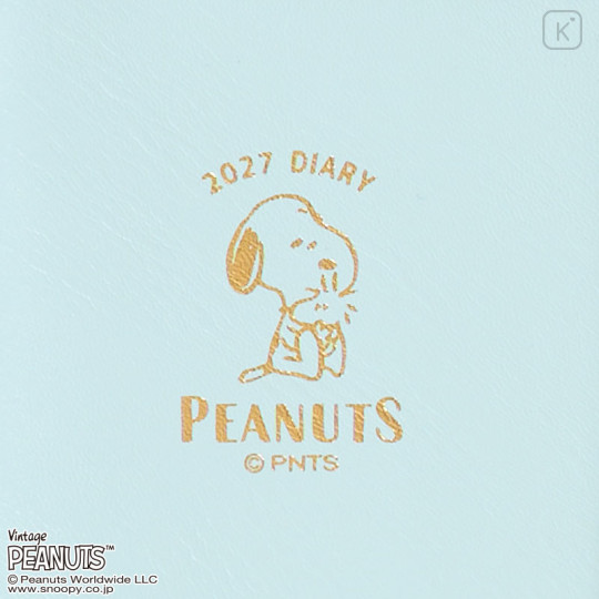Japan Sanrio Original A6 Slim Diary - Snoopy : 2027 - 2