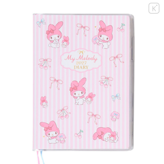 Japan Sanrio Original Block Type B6 Diary - My Melody : 2027 - 1