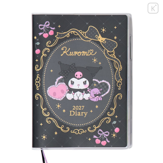 Japan Sanrio Original Block Type B6 Diary - Kuromi : 2027 - 1