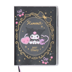 Japan Sanrio Original Block Type B6 Diary - Kuromi : 2027