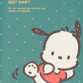 Japan Sanrio Original Block Type B6 Diary - Pochacco : 2027 - 2
