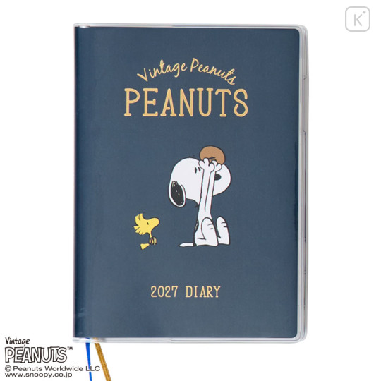 Japan Sanrio Original Block Type B6 Diary - Snoopy : 2027 - 1