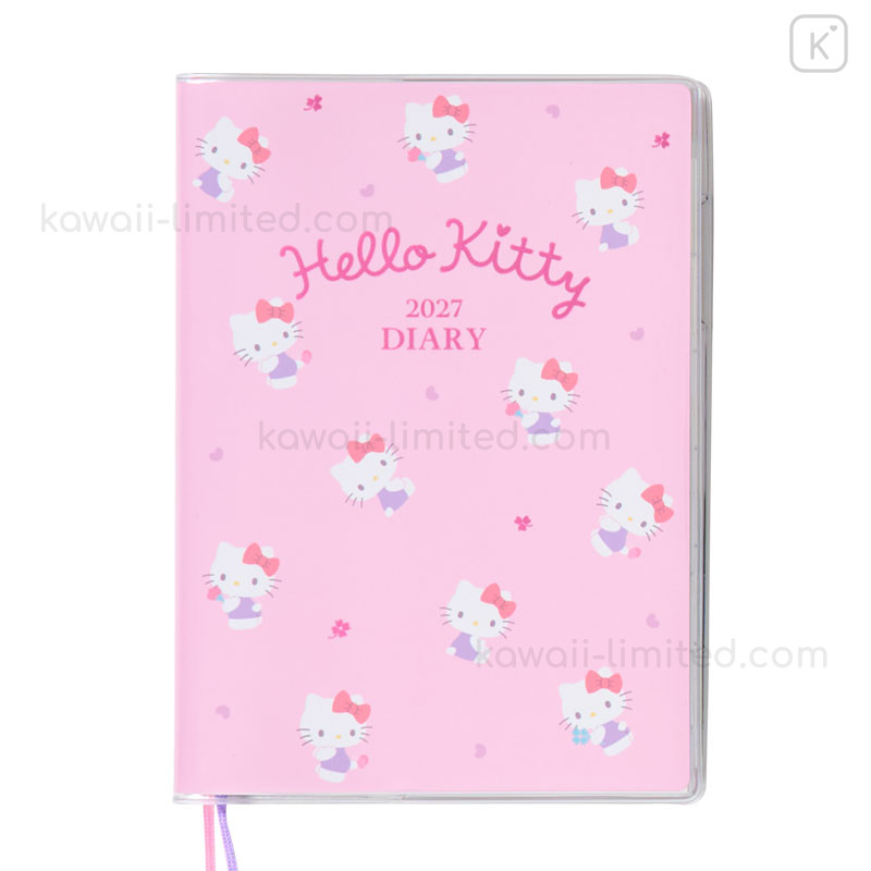 Japan Sanrio Original Lined Type B6 Diary - Hello Kitty : 2027