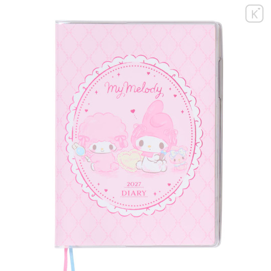 Japan Sanrio Original Lined Type B6 Diary - My Melody : 2026 - 1