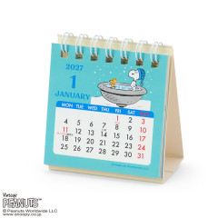 Japan Sanrio Original Ring Mini Calendar - Snoopy : 2027