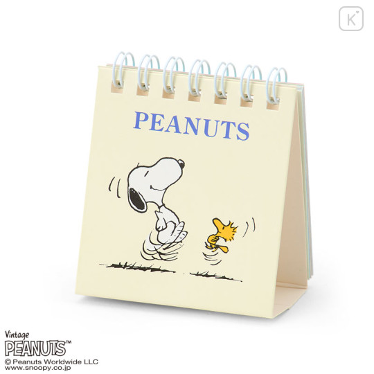 Japan Sanrio Original Ring Mini Calendar - Snoopy : 2027 - 3