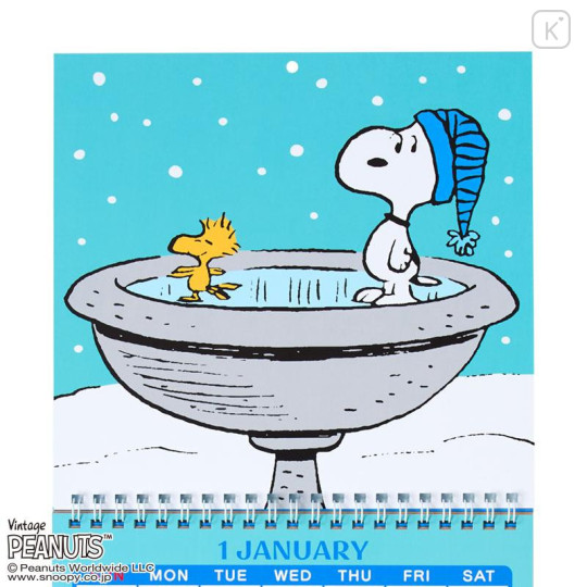 Japan Sanrio Original Wall Calendar (M) - Snoopy : 2027 - 4