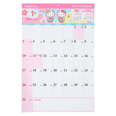 Japan Sanrio Original Wall Calendar (XL) - Hello Kitty : 2027