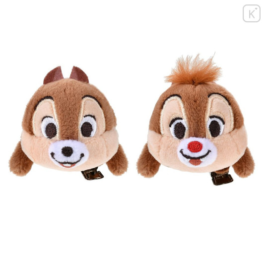 Japan Disney Store Plush Hair Clip - Chip & Dale - 1