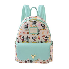 Japan Disney Loungefly Backpack - Mickey & Minnie : Food Pie-cut Eye