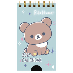 [Pre-order] Japan San-X Pocket Mini Desk Calendar - Chairoikoguma : 2027