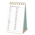 [Pre-order] Japan San-X Pocket Mini Desk Calendar - Chairoikoguma : 2027 - 3