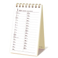 [Pre-order] Japan San-X Pocket Mini Desk Calendar - Rilakkuma : 2027 - 3
