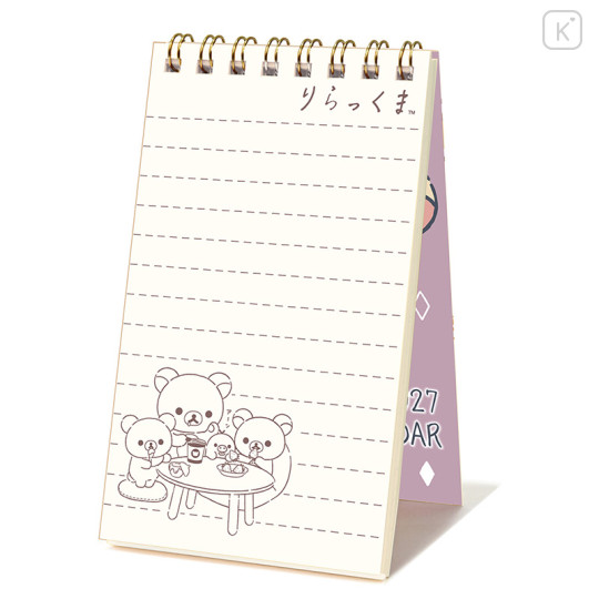 [Pre-order] Japan San-X Pocket Mini Desk Calendar - Korilakkuma : 2027 - 4