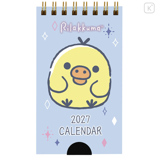 [Pre-order] Japan San-X Pocket Mini Desk Calendar - Kiiroitori : 2027 - 1