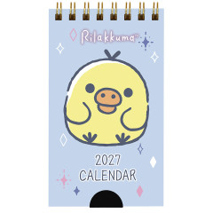 [Pre-order] Japan San-X Pocket Mini Desk Calendar - Kiiroitori : 2027